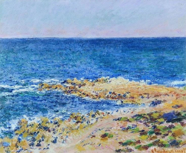 El "Gran Azul" en Antibes W1182 - Claude Monet