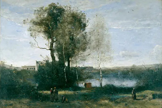 Grandes tierras agrícolas - Jean-Baptiste Camille Corot