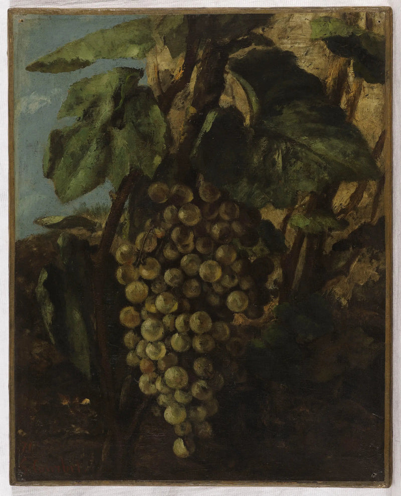Racimo de uvas - Gustave Courbet