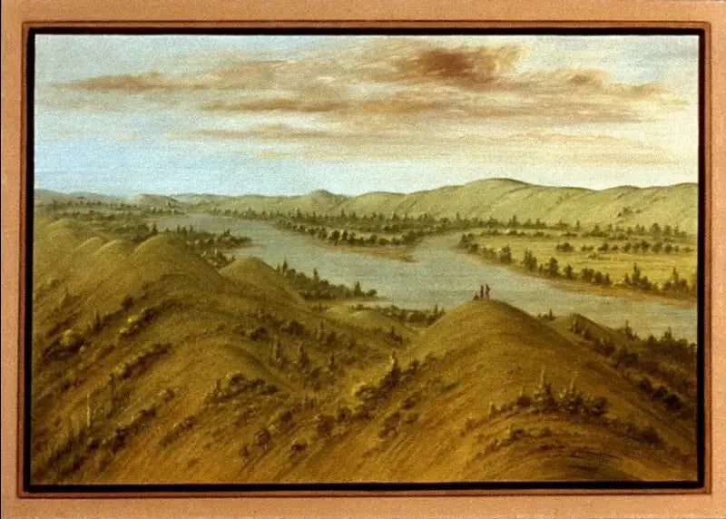 Grassy Bluffs, Alto-Misuri - George Catlin