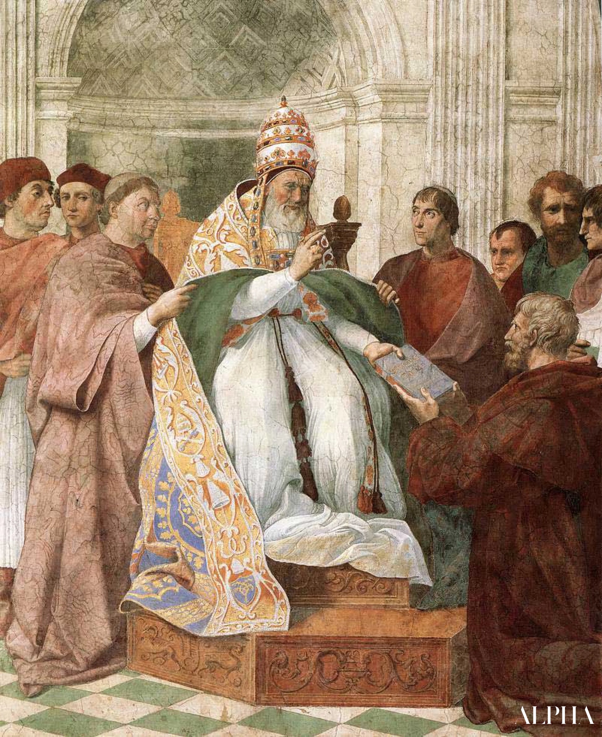 Grégoire IX le Décret - Raphaël (peintre) - Reproductions de tableaux et peintures haut de gamme