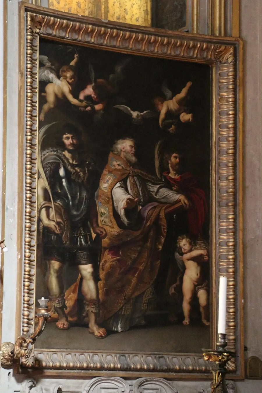 Gregorio con Mauro y Papia - Peter Paul Rubens