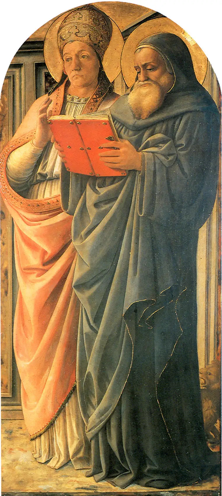 Gregory y Jerome, Doctores de la Iglesia - Fra Filippo Lippi