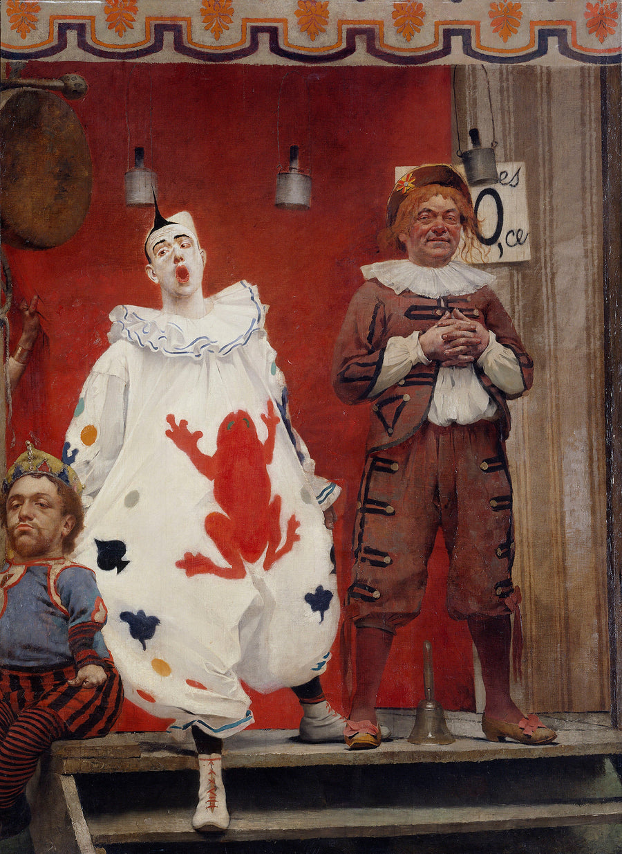 Grimaces et misère - Les Saltimbanques (clown blanc et bonisseur) - Fernand Pelez