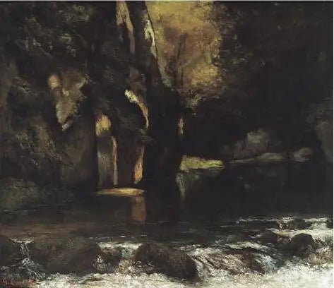Cueva del Pozo Negro - Gustave Courbet