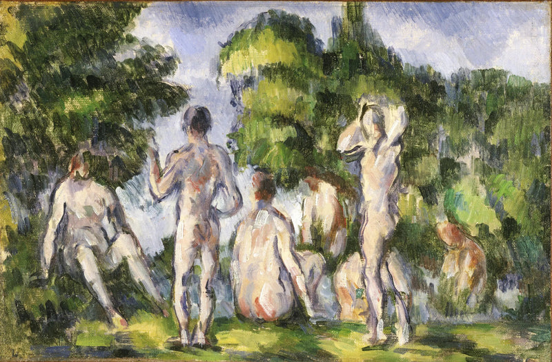 Grupo de bañistas - Paul Cézanne