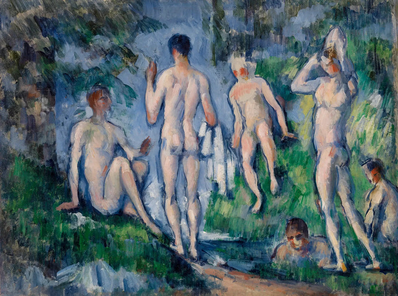Grupo de bañistas - Paul Cézanne