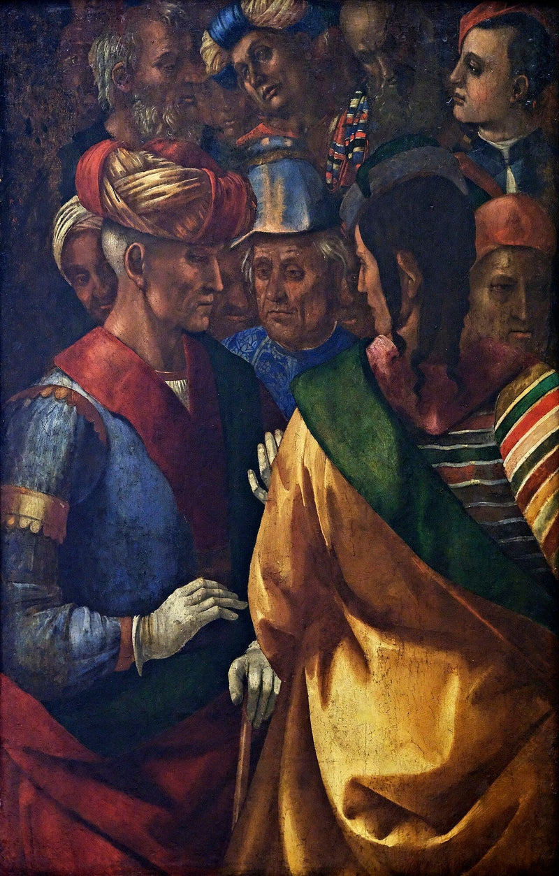 Grupo de quince personajes - Luca Signorelli