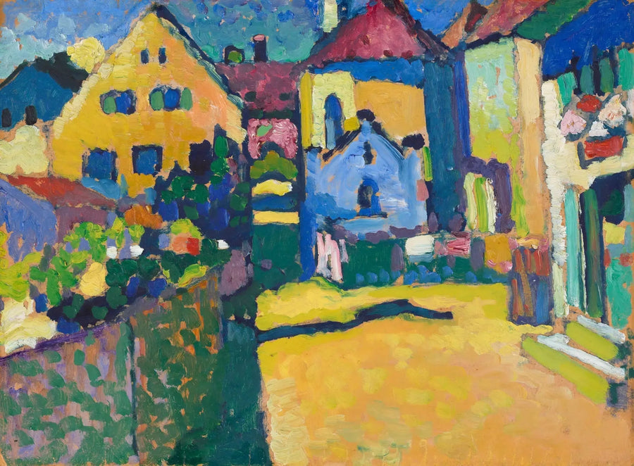 Grungasse en Murnau - Vassily Kandinsky