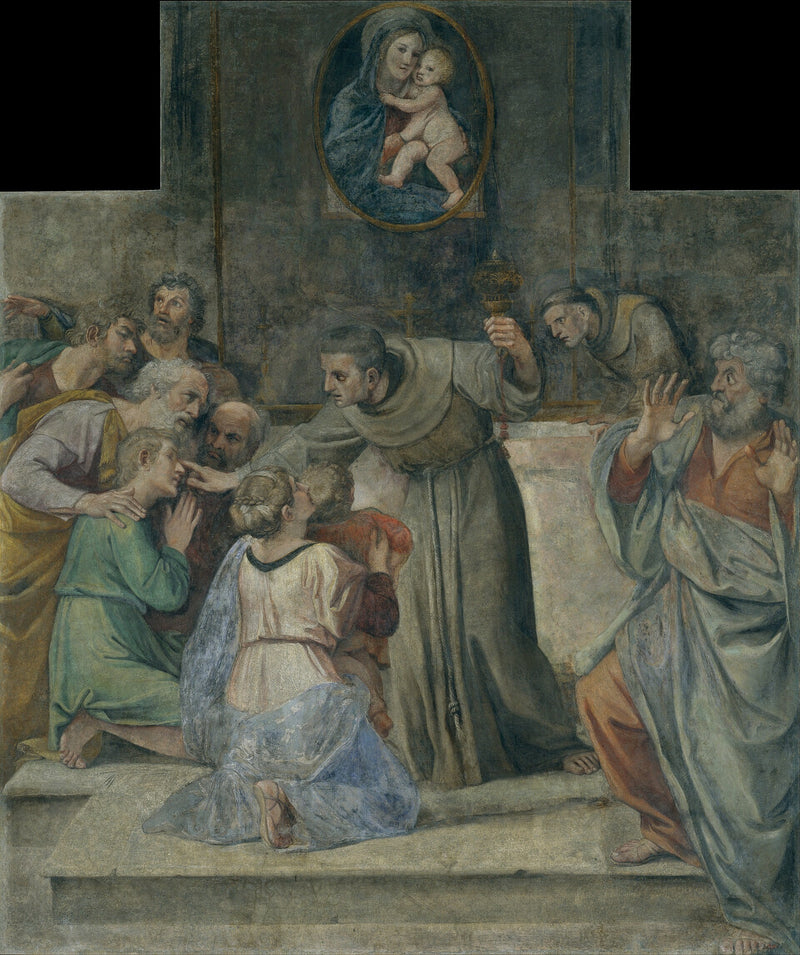 Curar a ciego de nacimiento - Annibale Carracci