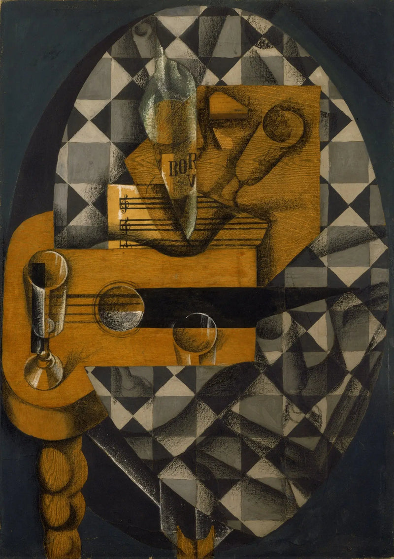 Guitarra y gafas - Juan Gris