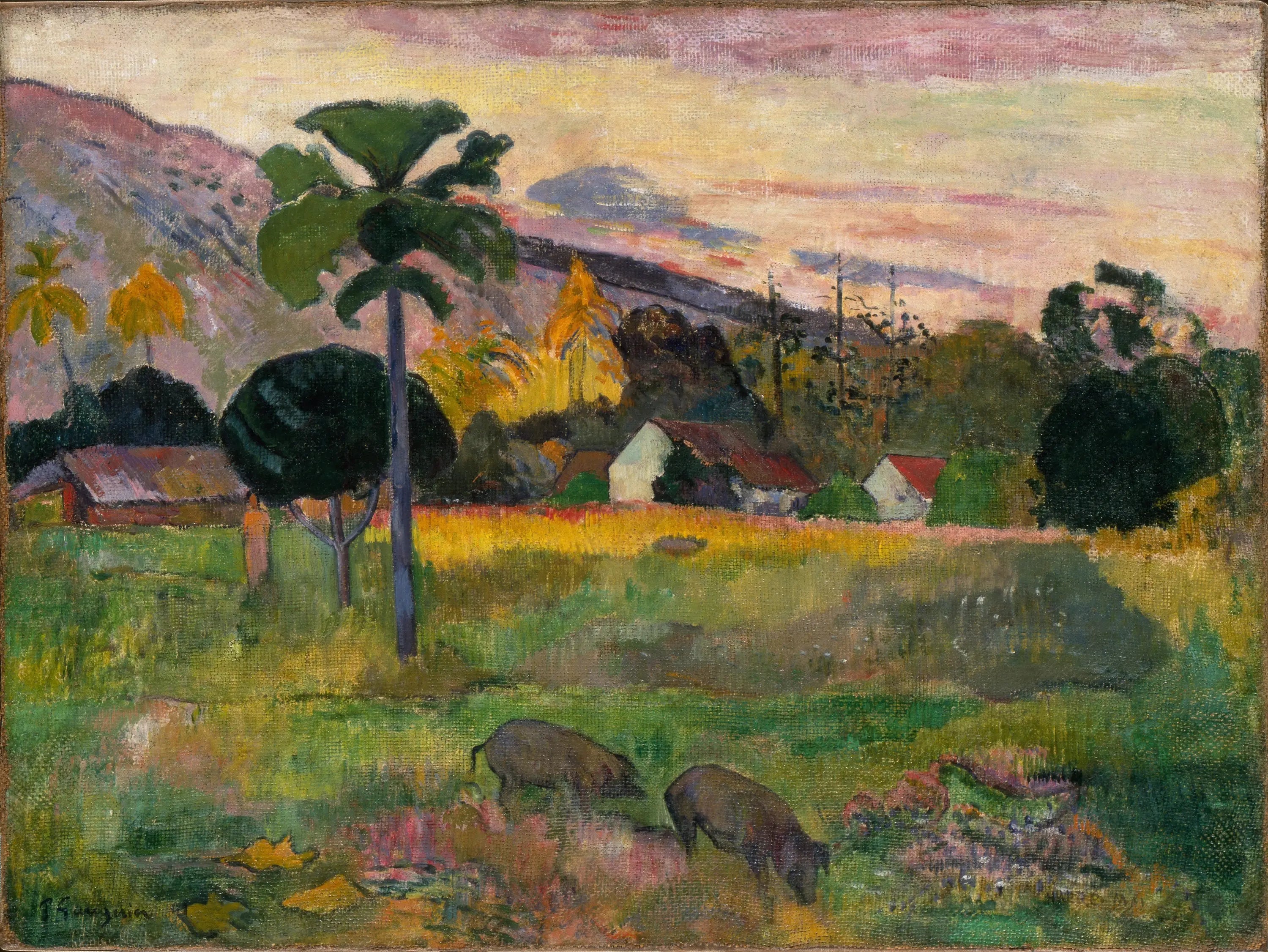 Reproduction du tableau « Haere Mai - Paul Gauguin » par Alpha Reproduction en peinture à l’huile