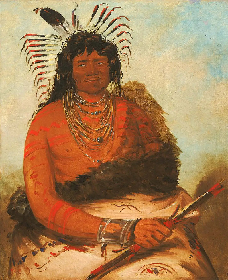 Háh-nee, el castor, un guerrero - George Catlin