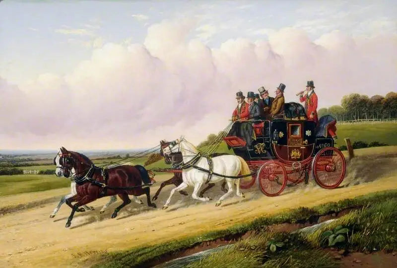 Halifax Royal Mail Coach, Doncaster, Yorkshire del Sur - John Frederick Herring, Sr.