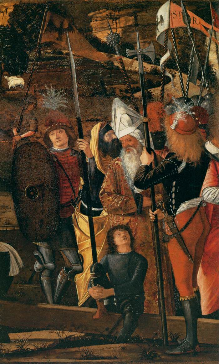 Halberdistas y ancianos - Vittore Carpaccio