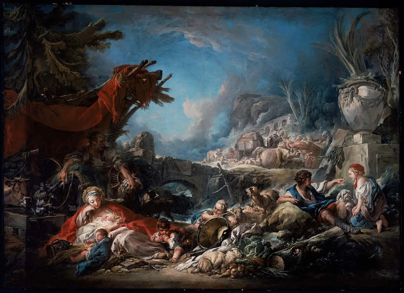 Alto en la fuente - François Boucher