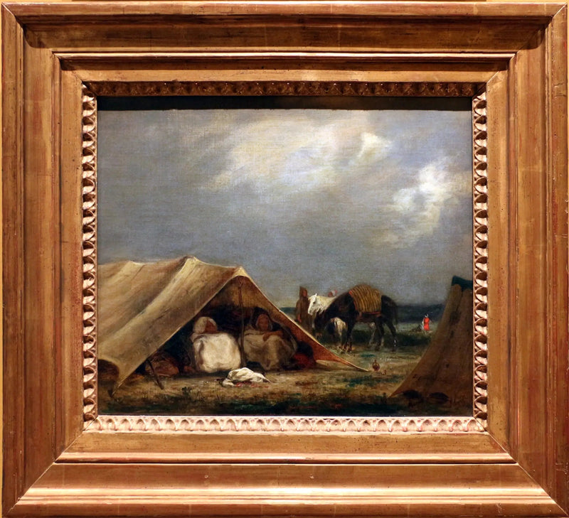 Parada de los Muleros - Eugène Delacroix