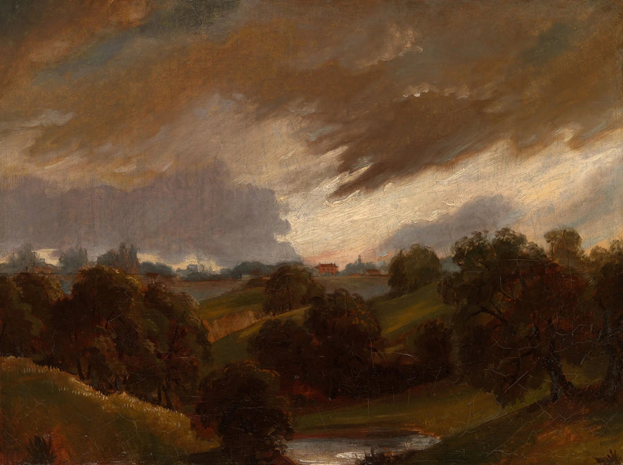 Hampstead, cielo tormentoso - John Constable