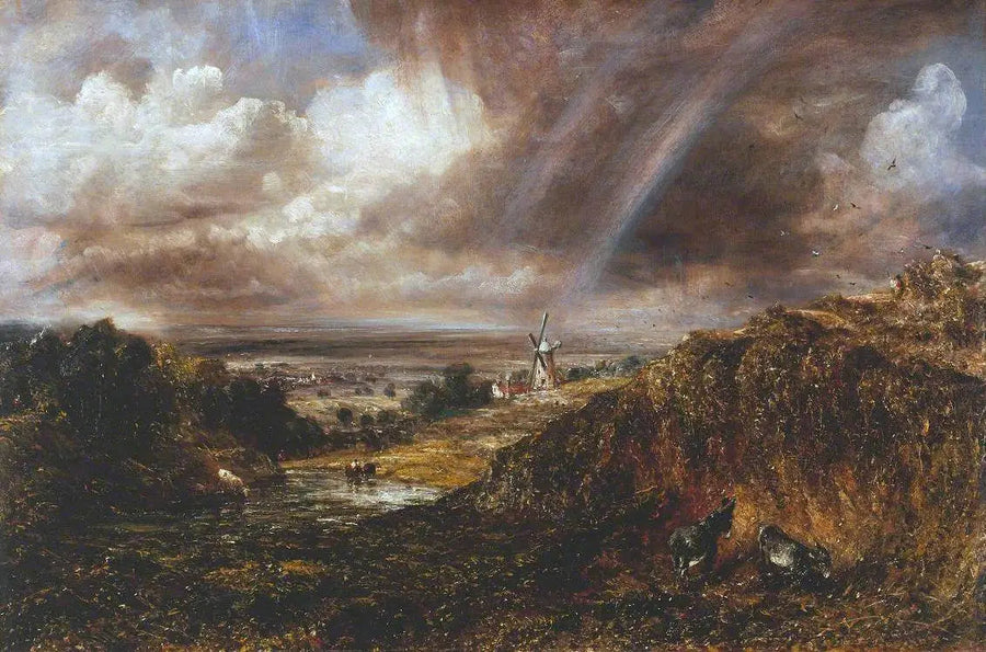 Hampstead Heath con un arcoíris - John Constable