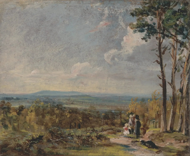 Hampstead Heath en dirección de Harrow - John Constable