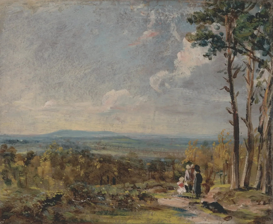 Hampstead Heath en dirección de Harrow - John Constable