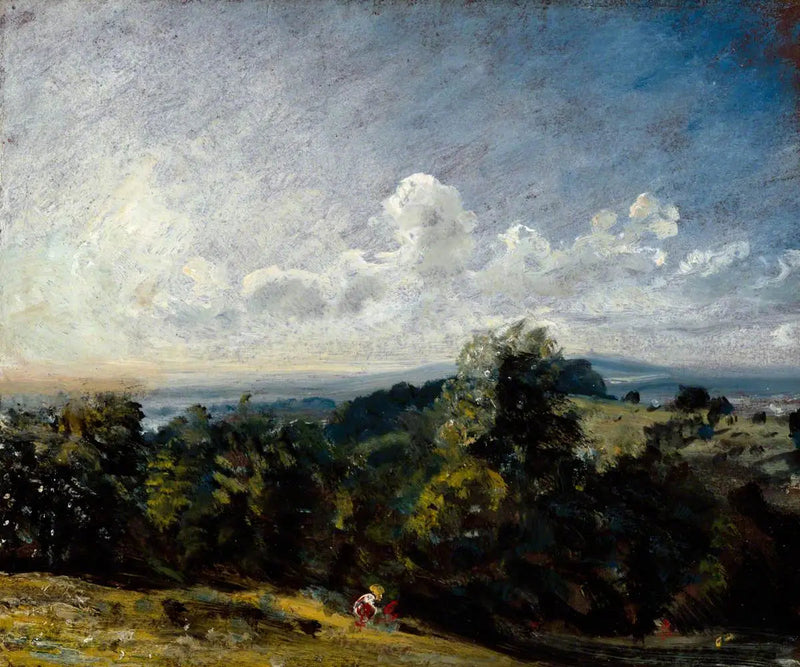Hampstead Heath, vista hacia el oeste en dirección a Harrow I - John Constable