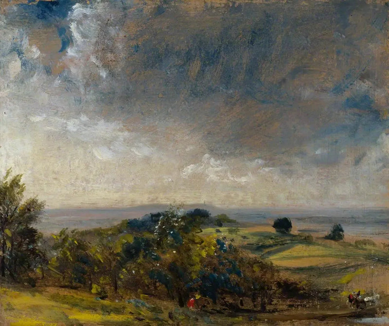 Hampstead Heath, vista hacia el oeste en dirección a Harrow II - John Constable