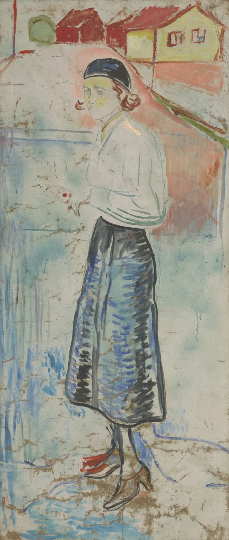 Hanna Brieschke en Åsgårdstrand - Edvard Munch