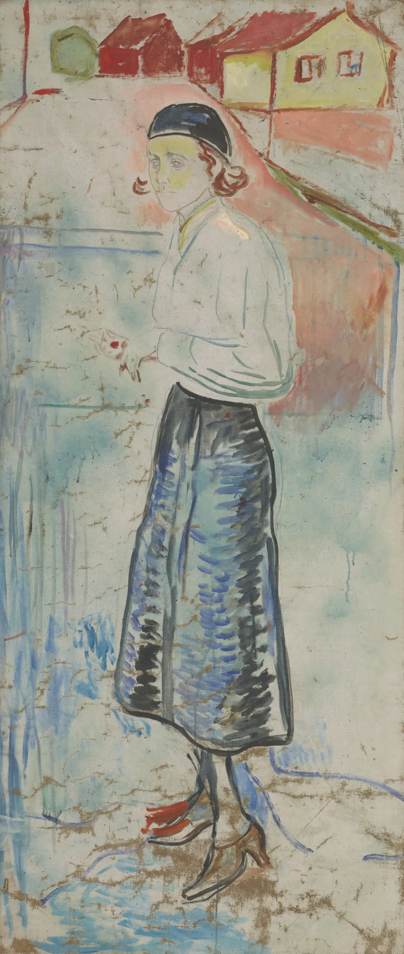 Hanna Brieschke en Åsgårdstrand - Edvard Munch