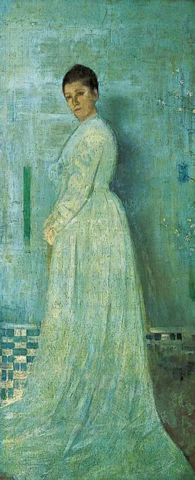 Harmonie en blanc et bleu - James Abbott McNeill Whistler image 1 tableau peint à l’huile sur toile