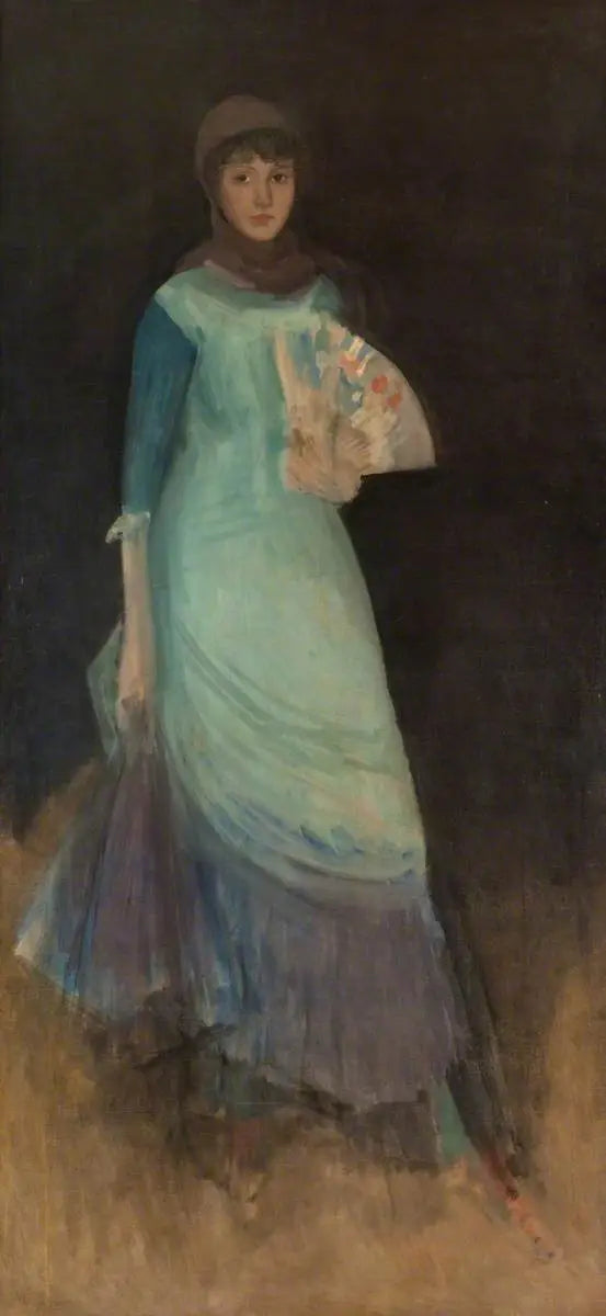 Armonía en azul y violeta: Miss Finch - James Abbott McNeill Whistler