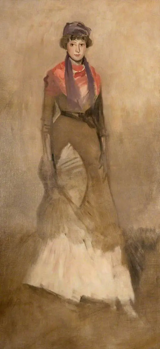 Armonía en color fauvista y violeta: Miss Finch - James Abbott McNeill Whistler