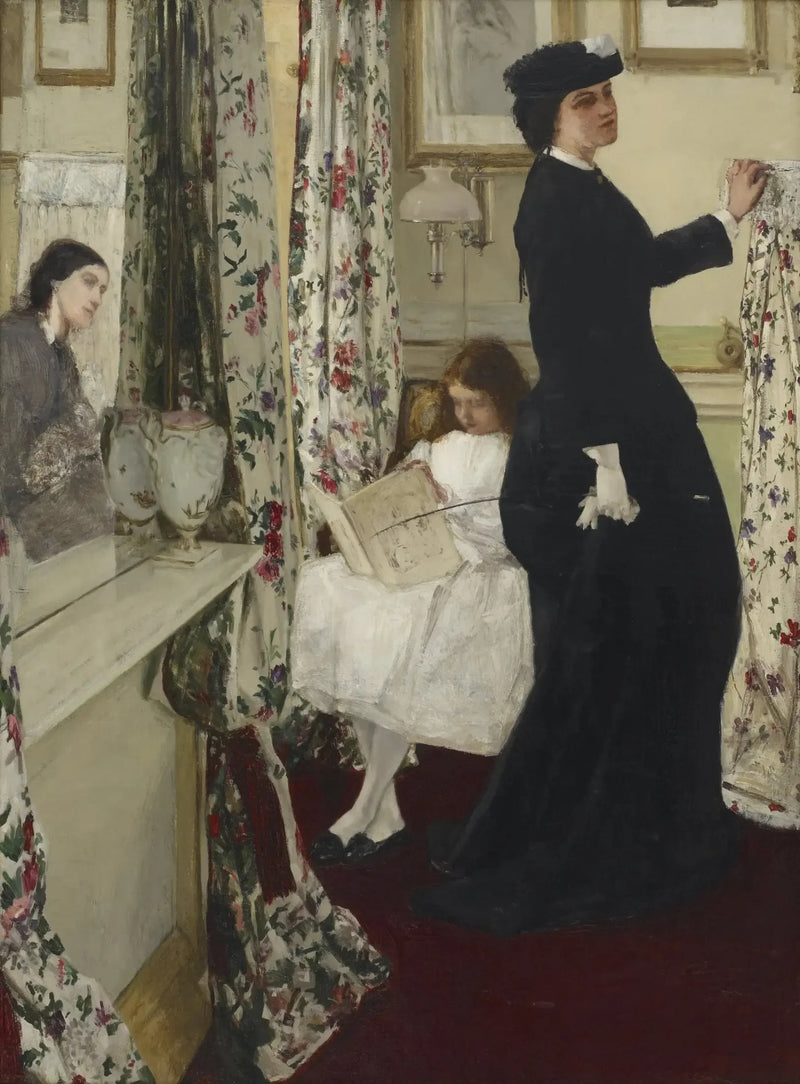 Armonía en verde y rosa: la sala de música - James Abbott McNeill Whistler