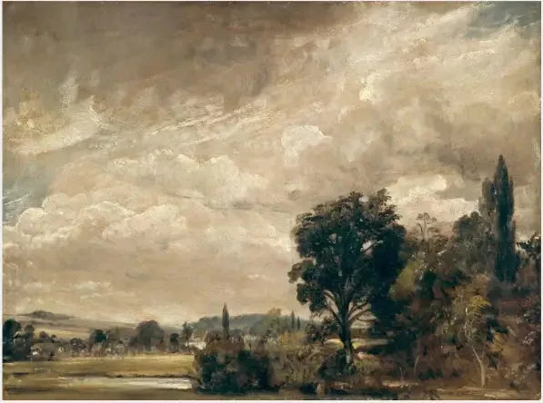 Harnham Ridge desde la casa del archidiácono Fisher, Salisbury - John Constable
