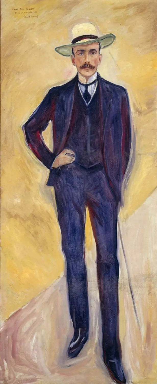Reproduction du tableau « Harry Graf Kessler - Edvard Munch » par Alpha Reproduction en peinture à l’huile