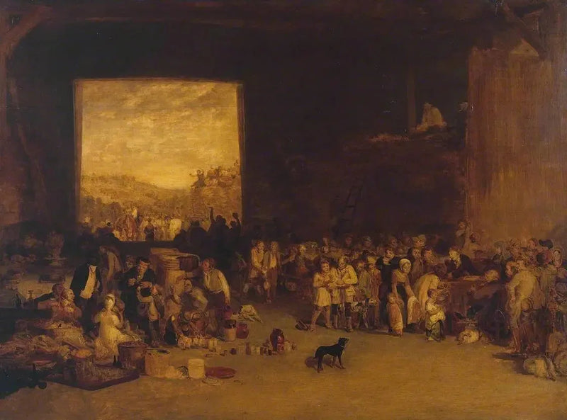 Cosecha en casa - J. M. W. Turner