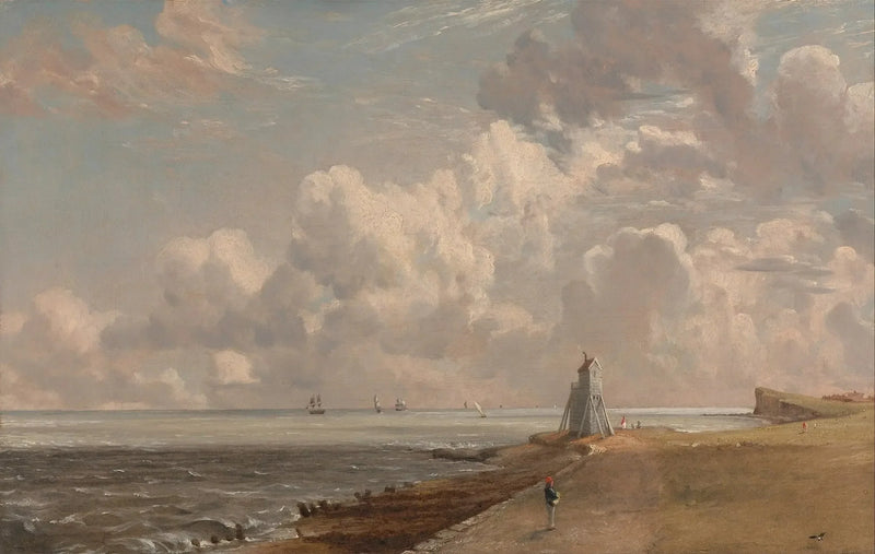 Harwich: el faro bajo y Beacon Hill - John Constable