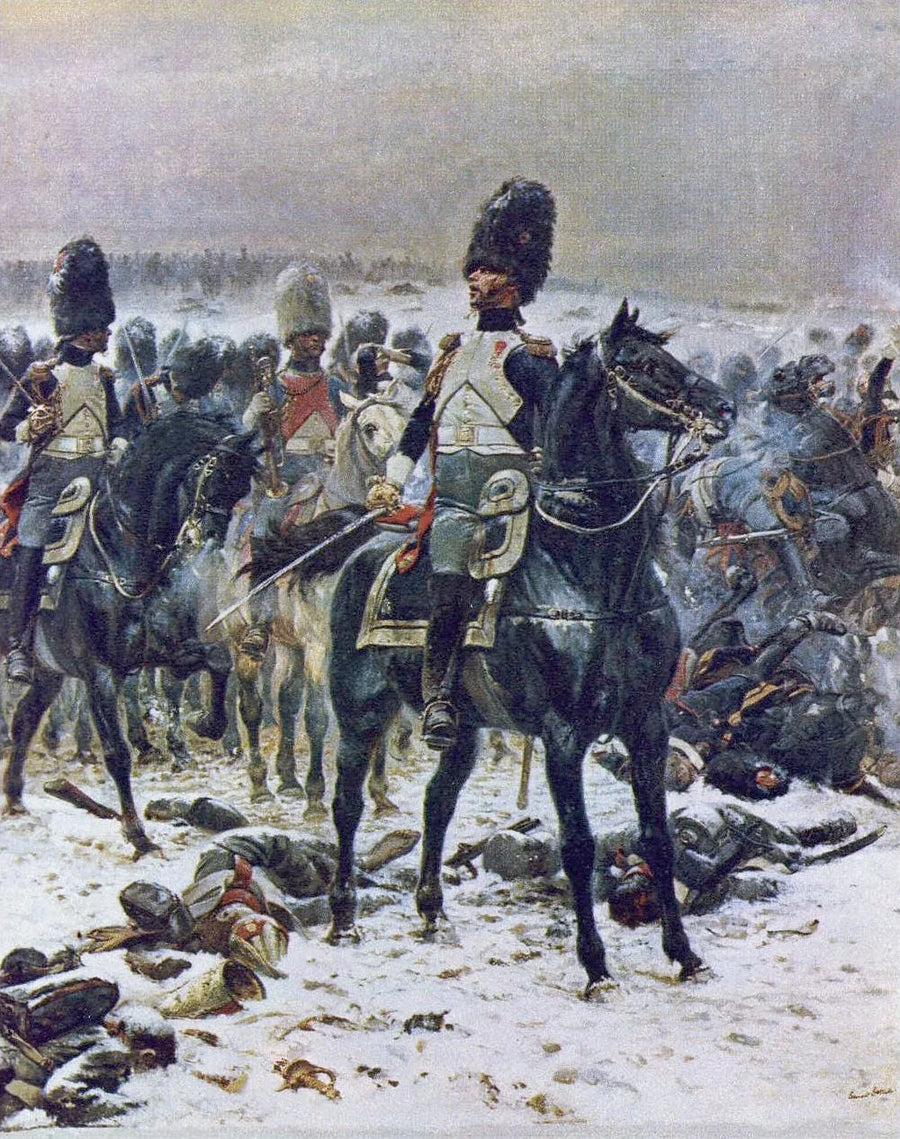 ¡Levanten las cabezas! El coronel Lepic en Eylau el 8 de febrero de 1807 - Édouard Detaille
