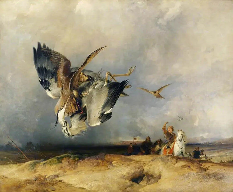 Hawking en la antigüedad - Edwin Henry Landseer