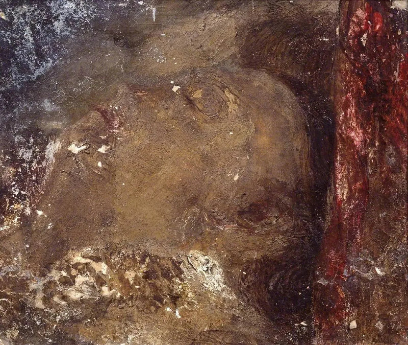 Cabeza de una persona dormida - J. M. W. Turner