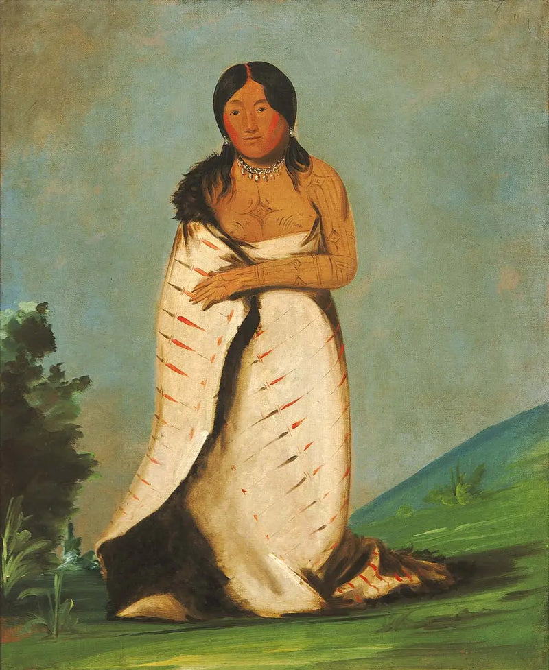 Hee-láh-dee, Fontaine Pura, Esposa del Humo - George Catlin