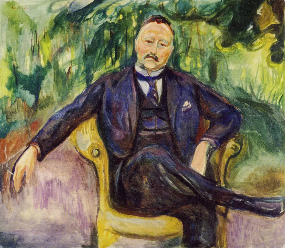 Reproduction du tableau « Heinrich C. Hudtwalcker - Edvard Munch » par Alpha Reproduction en peinture à l’huile