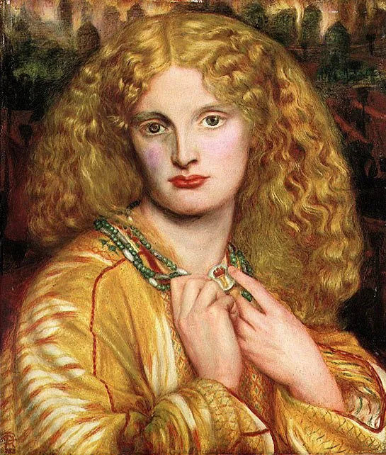 Helena de Troya - Dante Gabriel Rossetti