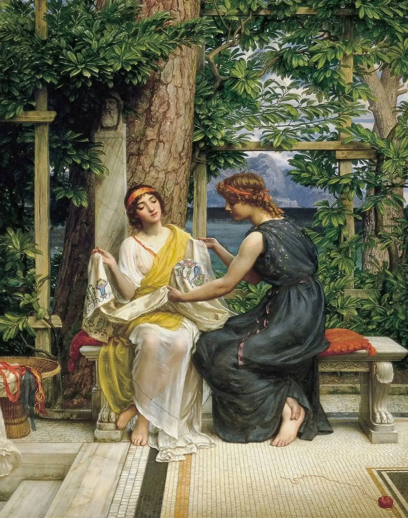 Hélène y Hermia - Edward Poynter