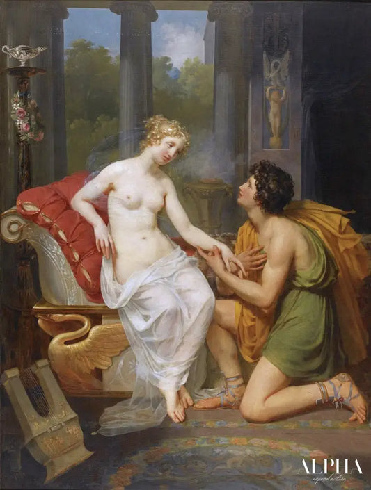 Hélène et Paris - Charles Meynier Reproductions de tableaux à la peinture à l’huile