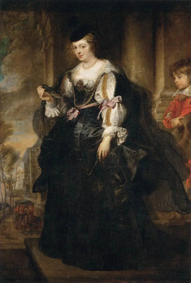 Hélène Fourment au carrosse - Peter Paul Rubens image 1 copie de tableau peinte à la main