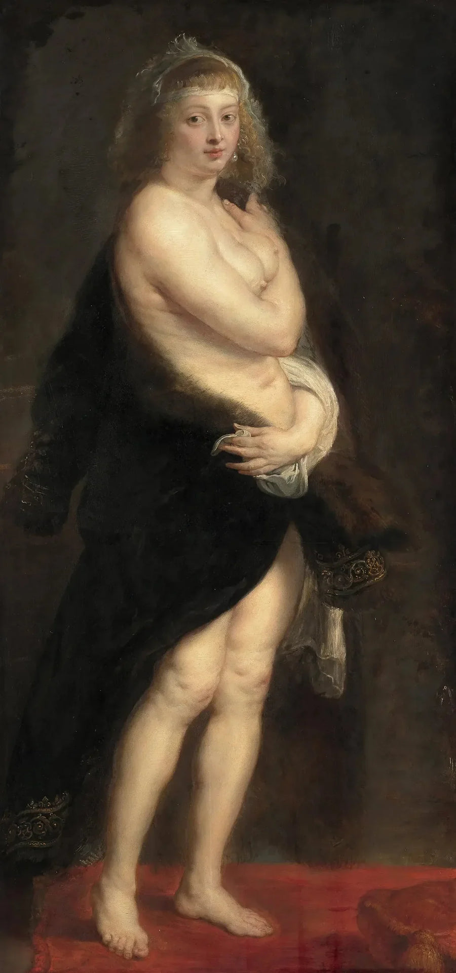 Hélène Fourment saliendo de baño - Peter Paul Rubens