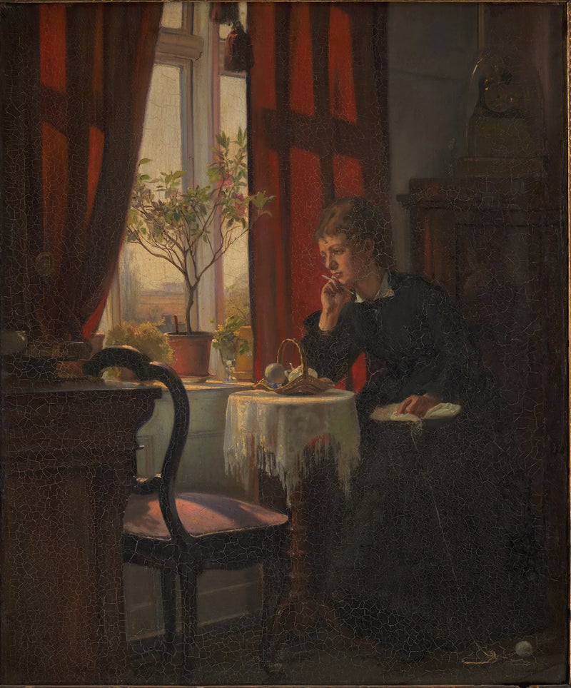 Helga Johansen, hermana de artistas - Viggo Johansen