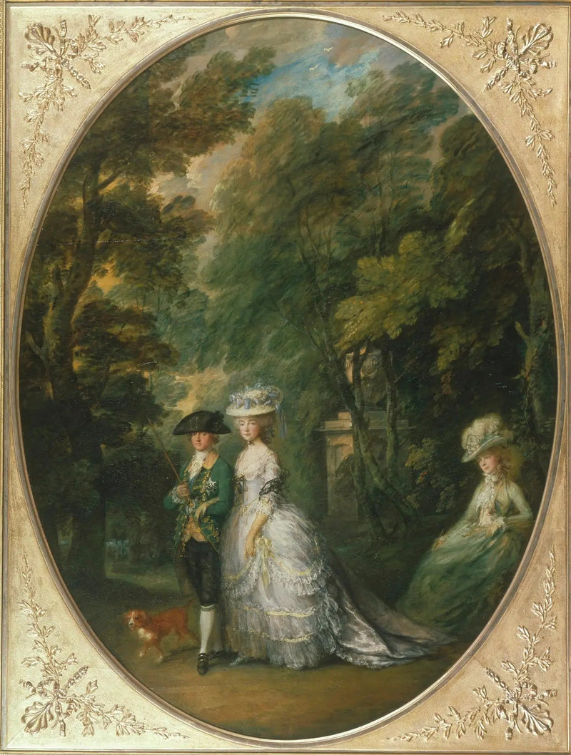 Henri, duque de Cumberland con Anne, duquesa de Cumberland, y Lady Elizabeth Luttrell - Thomas Gainsborough