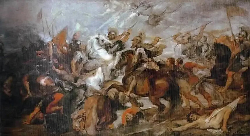 Enrique IV en la batalla de Ivry, el 14 de marzo de 1590 - Peter Paul Rubens